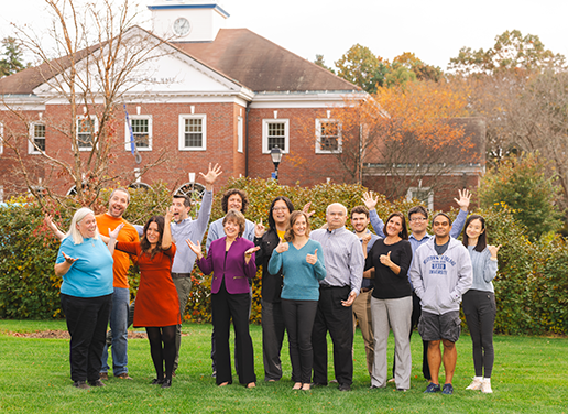 Group photo of math faculty