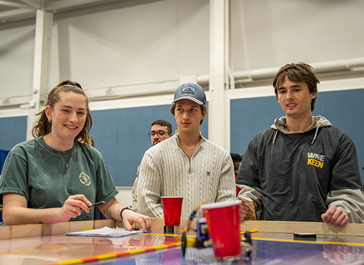 Students at engineering fair