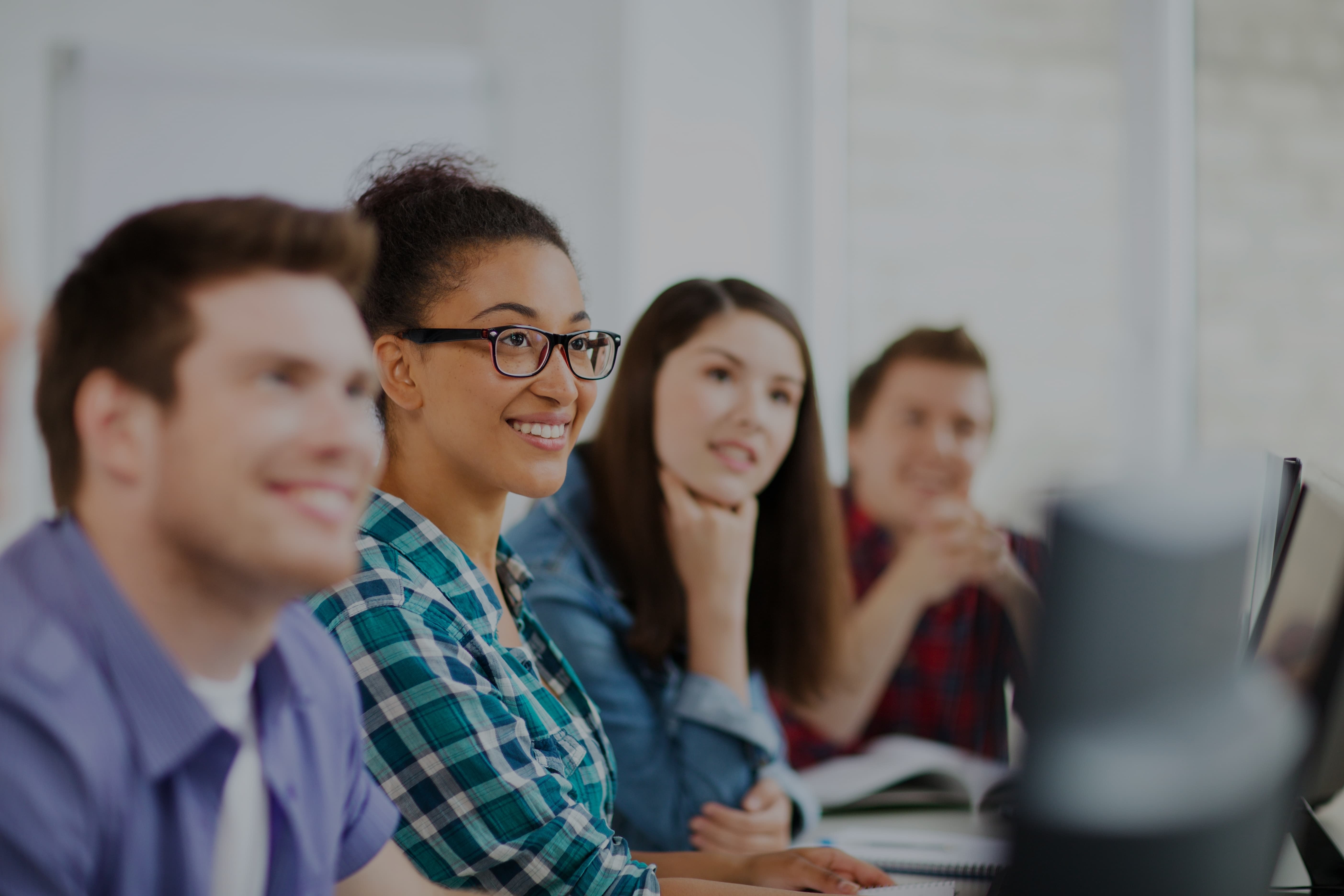 Woman in meeting