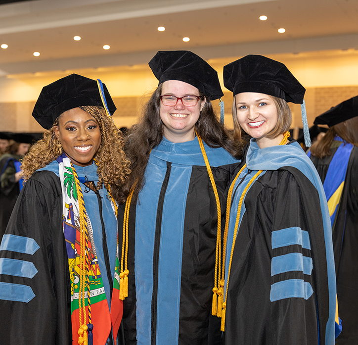 Students at Commencement