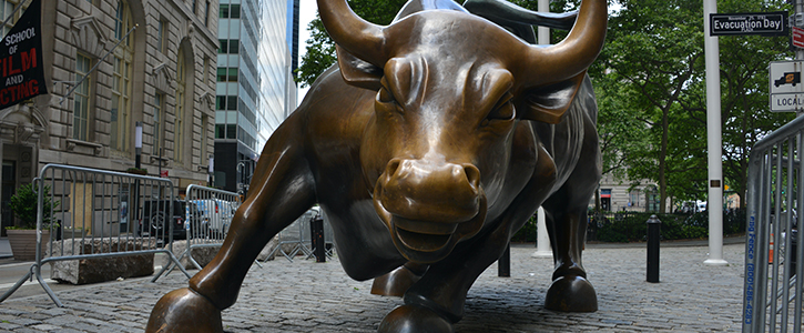 Financial District sculpture: The Charging Bull