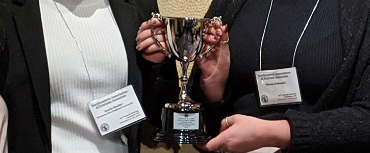 Photo of Chin Cup trophy.