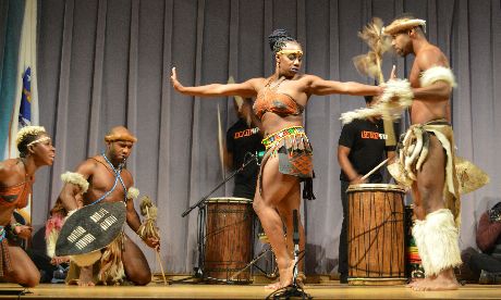 Members performing a dance