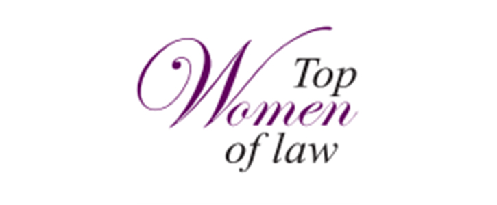 Top Women in Law logo.