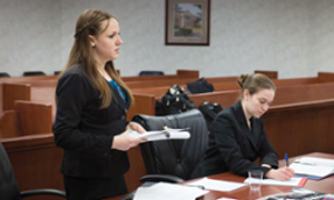 Students Moot Courtroom 