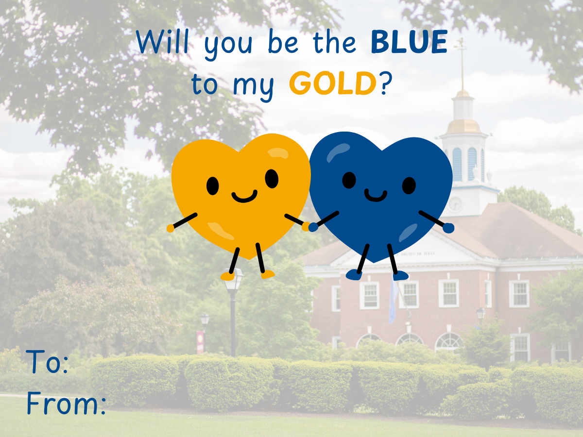 Will you be the BLUE to my GOLD?