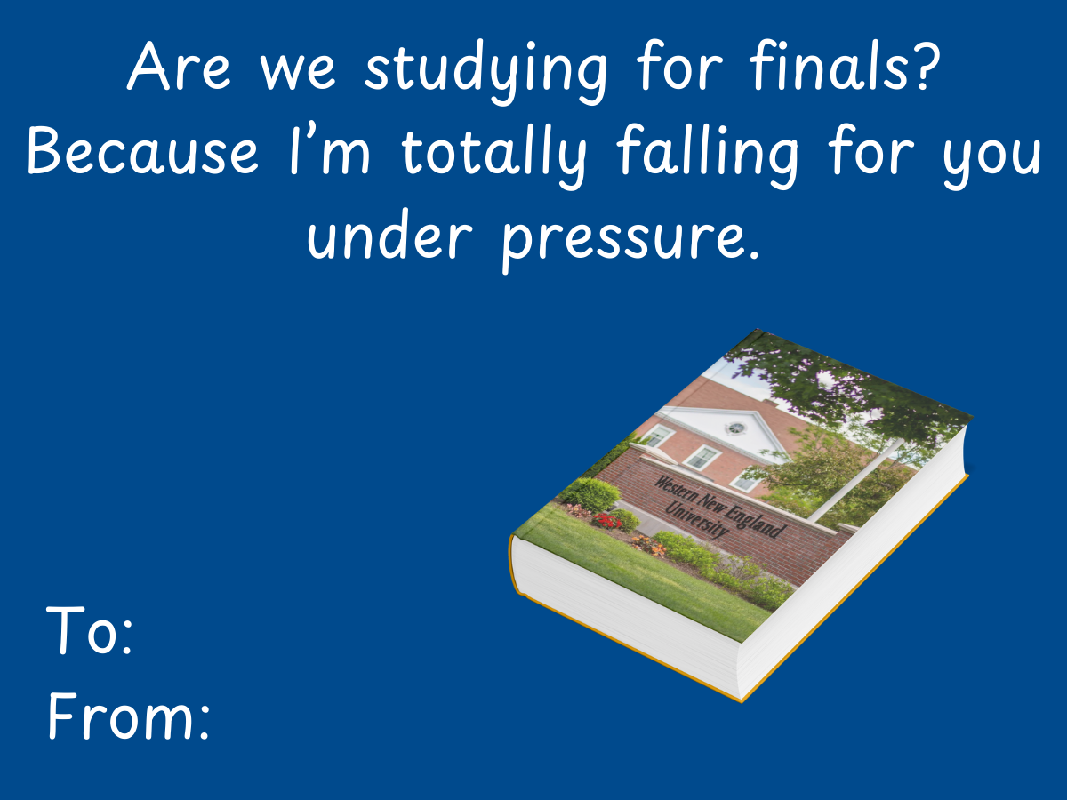 Are we studying for finals? Because I'm totally falling for you under pressure.