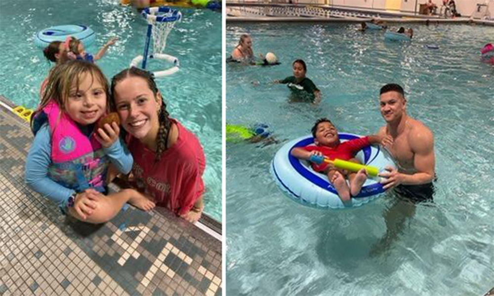 OTD Students Buddy Up with Aqua Buddies with Springfield's Center for Human Development
