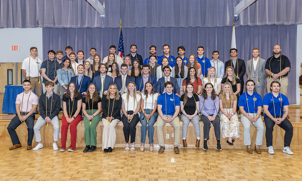 Western New England University welcomed the new Chi Alpha Sigma 2024 Inductees at their annual ceremony on May 2nd.