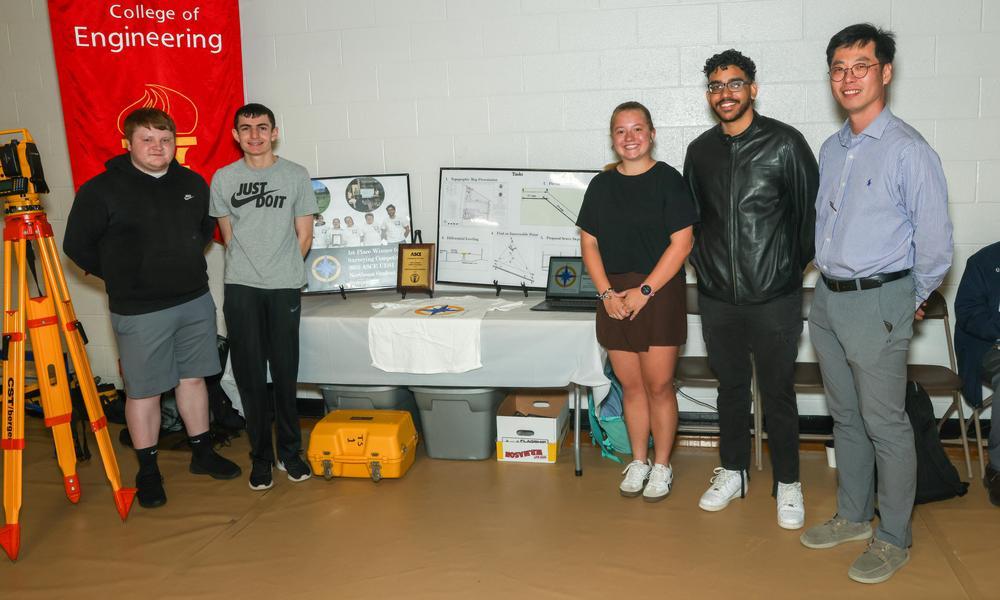 Golden Bear Civil Engineers Take First Place in Regional Surveying Competition, Headed to Nationals in California 