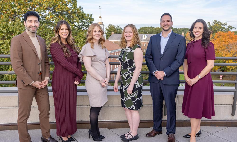 L-R: Dr. George Abdallah, Dr. Nicole DeFeo, Dr. Christy Soverow, Dr. Kristie Reed, Dr. Chris Maminakis, Dr. Alana Regan