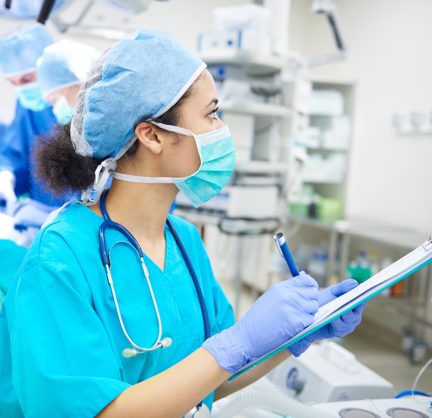 nurse in operating room