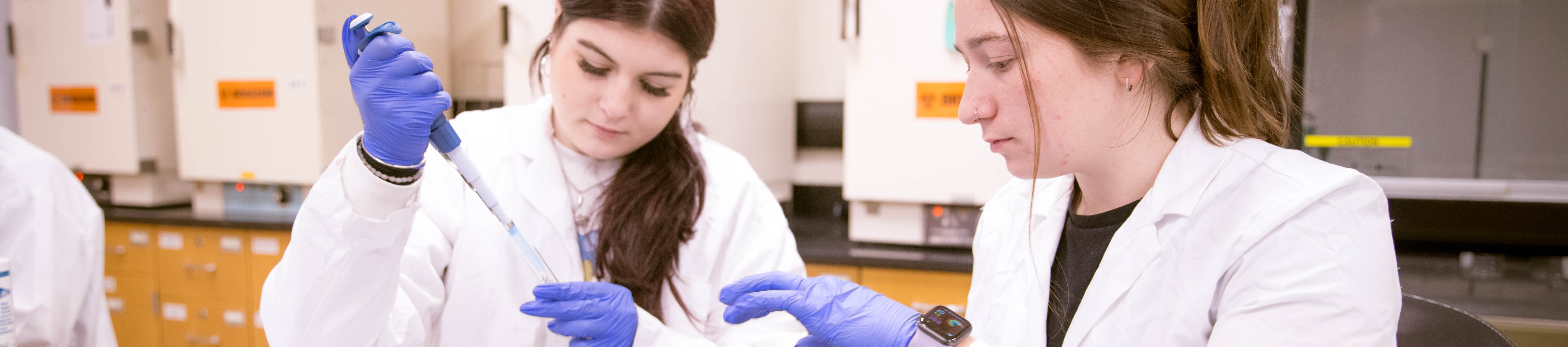 students in science lab