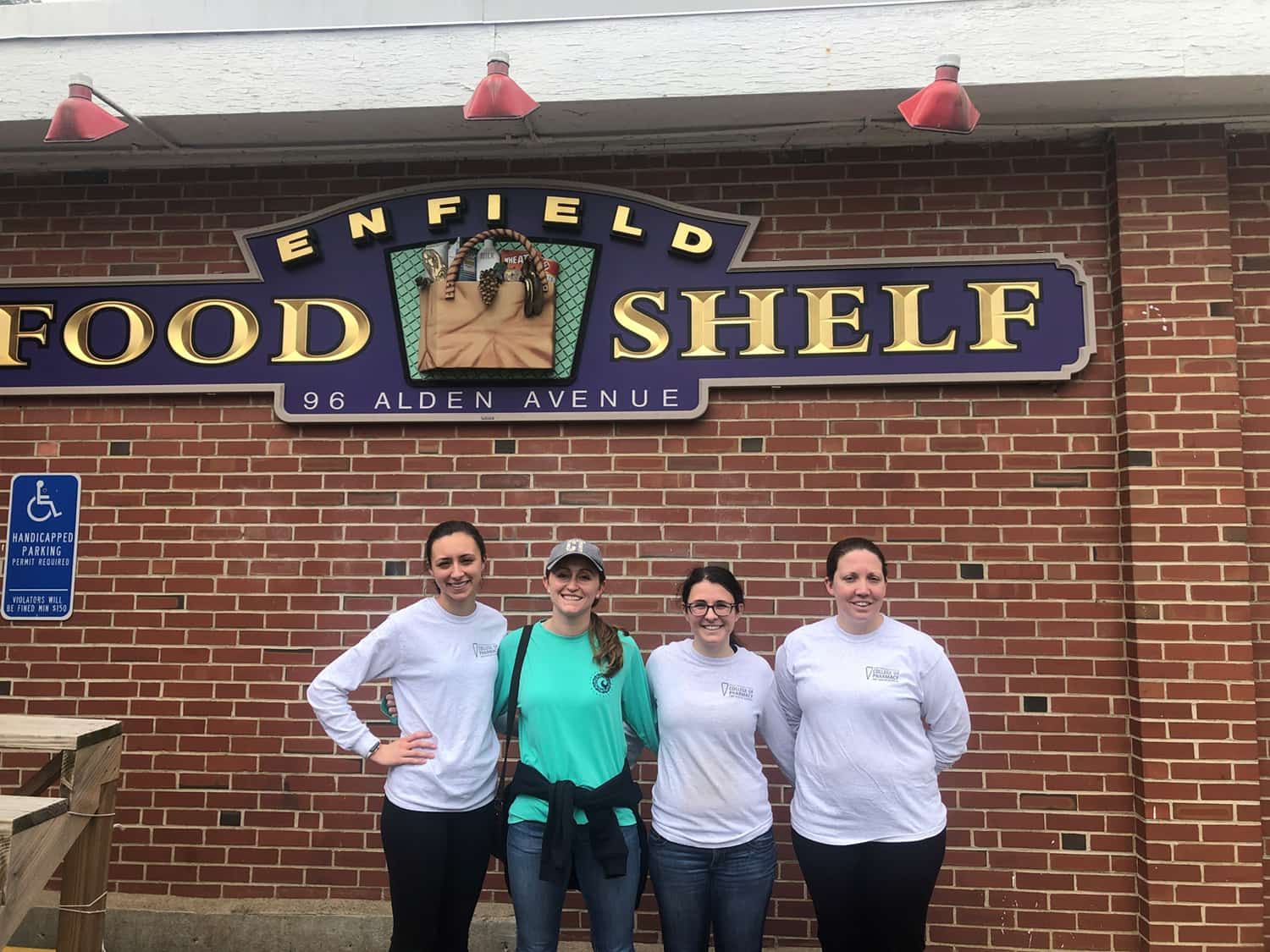 Students at Enfield Food Shelf