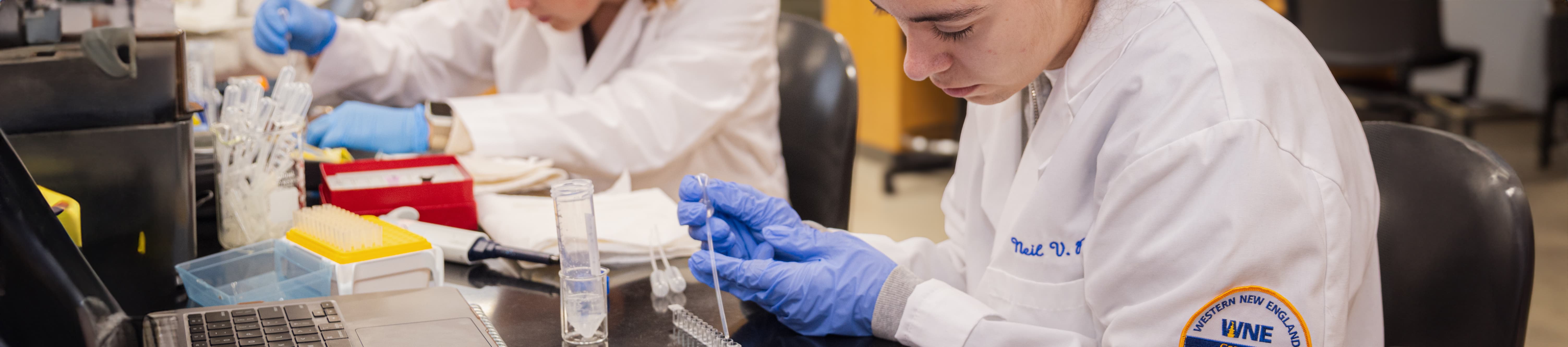 high school students in pharmacy camp with instructor