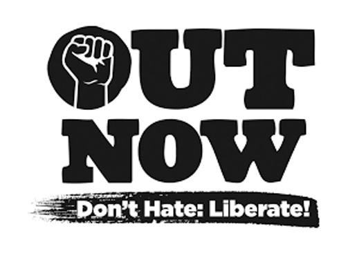 out now logo