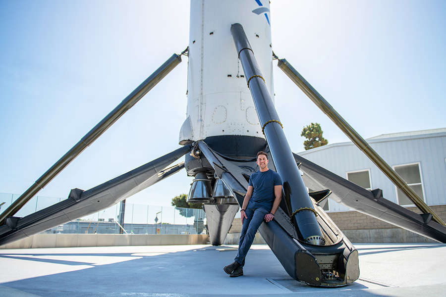  Nick Massa ’13 is reaching for the stars working for SpaceX 